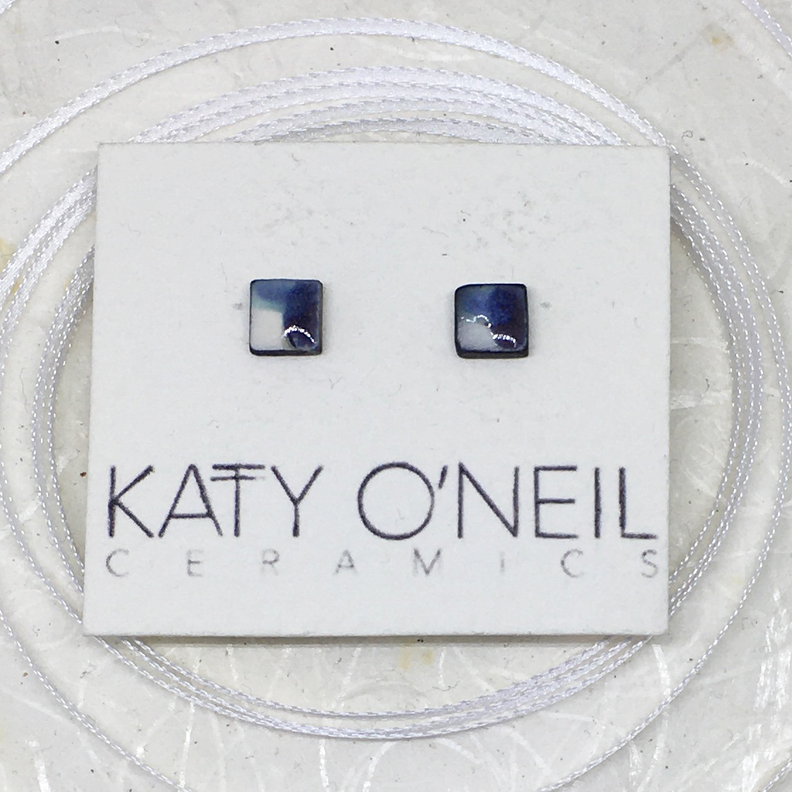 Tiny Square Earrings 18