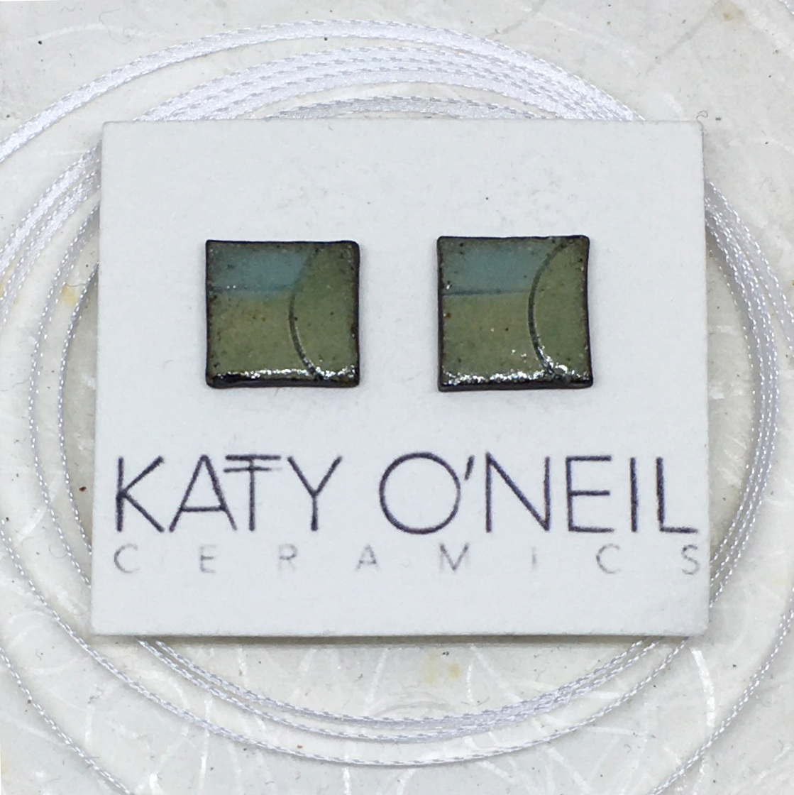 Medium Square Earrings 2